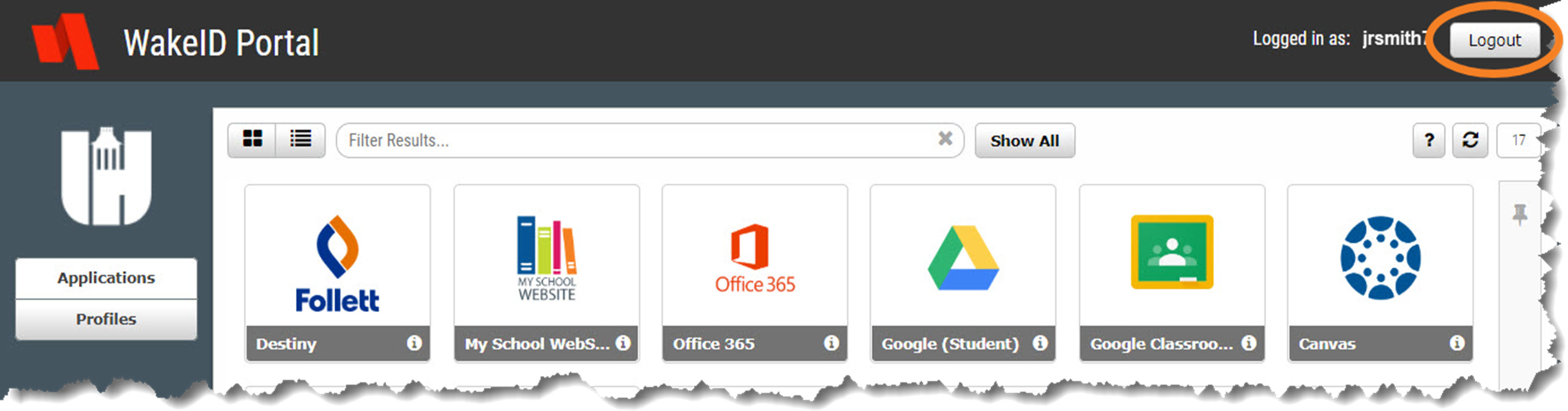 Log into WakeID (grades K2) / How to login to WakeID K2(02)